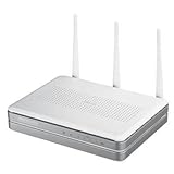 31OUu0YRklL. SL160  ASUS WL 500W   Wireless router + 4 port switch   Ethernet, Fast Ethernet, 802.11b, 802.11g, 802.11n  external