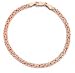 Jewelry : 14K Rose Gold Byzantine Bracelet