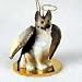 GERMAN SHEPHERD DOG Black n Tan Angel TINY FIGURINE DTA08A