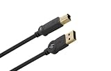 Monster 122333 HP USB Kabel HPM 700 USB A zu B (3,6 Meter)