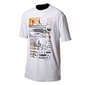 Body Glove Mens Deluxe Loose Fit Short Sleeved 6oz Rash Vest - White