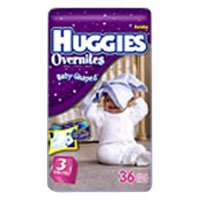 HUGGIES OVERNITE STEP 3 FITS 16-28LBS 31 PACK, 4 PACKS