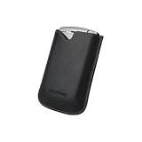 Blackberry 8300 PDA Curve OEM Original Vinyl Pocket Leather Case HDW-14090-001