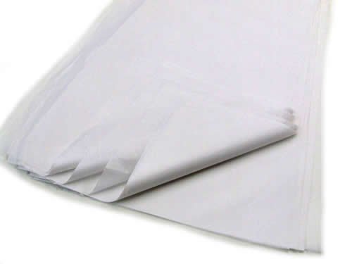 White acid free tissue paper
