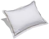 Pinzon Hotel Satin Stitch 400-Thread-Count Sateen Standard Sham, Taupe