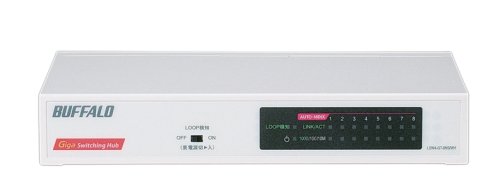 Cover image : BUFFALO Giga対応 スイッチングHub ホワイト LSW4-GT-8NS/WH