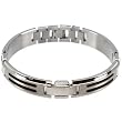 Black Ion Cable Stainless Steel Men's Bracelet