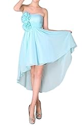Girls Chiffon Bridesmaid Dress/Prom Dress  With a Sash 