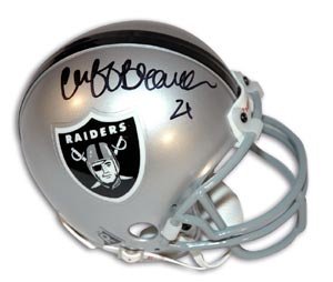 Cliff Branch Signed Raiders Mini Helmet - 21
