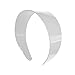 2 Inch Wide Hard Plastic Headband with Teeth Hair band (Keshet Accessories)