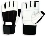 LEATHER WEIGHT LIFTING GLOVES WRIST SUPPORT