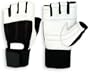 LEATHER WEIGHT LIFTING GLOVES WRIST SUPPORT