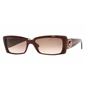 Salvatore Ferragamo 2134b Brown Piton Sunglasses
