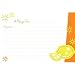 CR Gibson 4 by 6-Inch Lemon Twist Design Recipe Cards, 40-Count