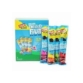 Clif Kid Organic Twisted Fruit Real Fruit Rope - 24 Pieces Variety Pack