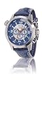Sector Oversize Chrono Watch with Silver Dial and Blue Strap