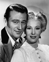 11x14 Photo JOHN WAYNE, BINNIE BARNES  