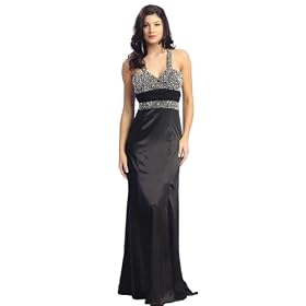 #2144 SILVER SEQUIN SATIN EVENING PROM GOWN DRESS