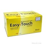  : EasyTouch Insulin Syringe 31 Gauge, 3/10cc, 5/16', 100 Count