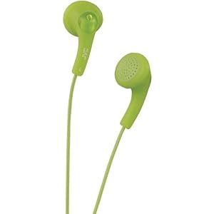 JVC HAF150G Gumy Headphone (Green)