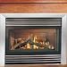 Napoleon Direct Vent Gas Fireplace with Black Door ,Zero Clearance Top Vent, - GD34NT/GD34NT