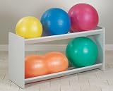 CLINTON EXERCISE BALLS AND ACCESSORIES 2 level ball rac w/ 6 balls & pump Item# 8088 31OWCauFOnL. SL160 CLINTON EXERCISE BALLS AND ACCESSORIES 2 level ball rac w/ 6 balls & pump Item# 8088