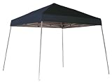 ShelterLogic 10x10 Slant Leg Popup Canopy with Roller Bag (Black)