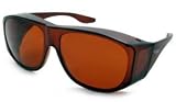 Solar Shield Fits-Over Sunglasses - SS Polycarbonate II Amber / SOLAR SHIELD II AMBER-29008AMBER