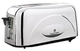 Russell Hobbs 13245 Retro 4 Slice Long Slot Toaster in chrome with extra wide slots, frozen, cancel and reheat functions  from SALTON EUROPE LTD