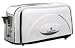 Russell Hobbs 13245 Retro 4 Slice Long Slot Toaster in chrome with extra wide slots, frozen, cancel and reheat functions