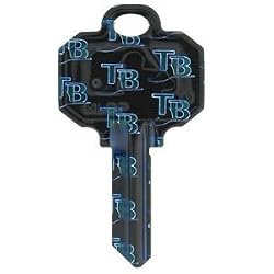 Tampa Bay Devil Rays Schlage SC1 House Key