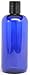 GiniHomer 2 Pack Firefly Craft Cobalt Blue Plastic One Touch Disc Top Bottles with Chalkboard Labels, 16 Ounces Each