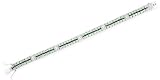 Baguette Round C.Z. Diamond Emerald Tennis Style Bracelet