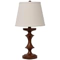 Wood Grain Finish Accent Lamp
