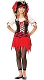 Pirate Lass Teen Junior Halloween Costume - Size Junior S/M, Dress Size 3-5