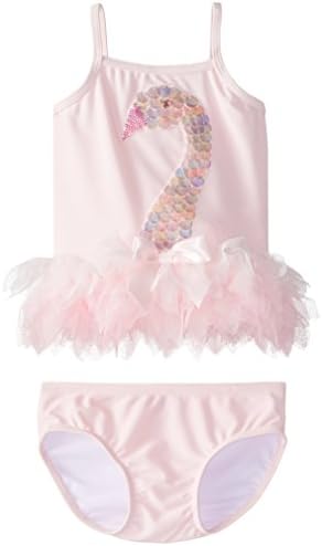 Kate Mack Baby Girls' Swan Lake Act 2 Skirted Tankini, Pink, 12 Months