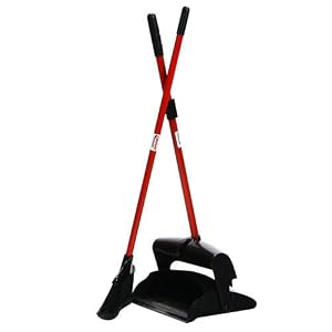 Libman 00917 Lobby Broom and Dust Pan (Closed Lid) by Libman
