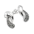 Marcasite Abstract Earrings