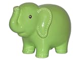 Child to Cherish Large Stitched Elephant Bank, Green