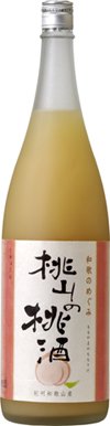 和歌のめぐみ「桃山の桃酒」1.8L
