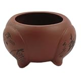 IMAGE OF Happy Bonsai Red Mini Zisha Pot 3-sheeps