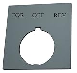EATON HT8SP50 Standard Legend Plate,For.Off Rev.