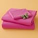 Hot Pink Cotton Percale Bedding - Twin Comforter Cover (Hot Pink) 66 x 86