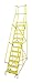 Cotterman 1512R2632A3E30B4W4C2P3 - Rolling Ladder Steel 162In. H. Yellow