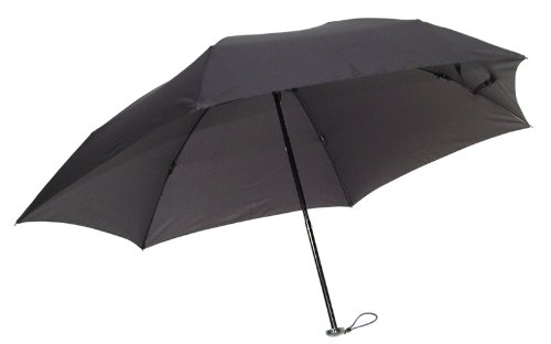 【超軽量109g3段折畳傘ミニ】 UVION SELECT 直径85cm ブラック 8803BK