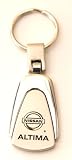 Nissan Altima Chrome Teardrop Keychain Tear Drop Key Fob Ring
