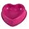Cute Pink heart Shape Cat Puppy or Small Dog feeding bowl