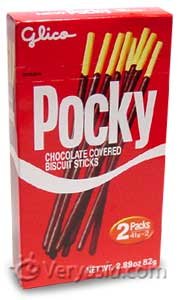 Pocky Chocolate Cream Covered Biscuit Sticks (Pack of 10)