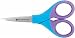Westcott Titanium Blooms Detail Scissor with Lanyard and Cover, 5 Inches, Blue/Purple (13529)