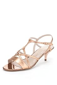 Autograph Leather Mid Heel Strappy Sandals with Insolia®